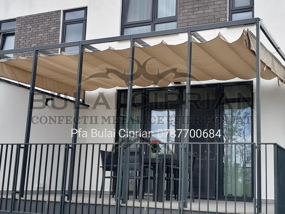 Pergola si balustrada terasa.