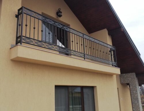 Balustrada din fier forjat pentru balcon
