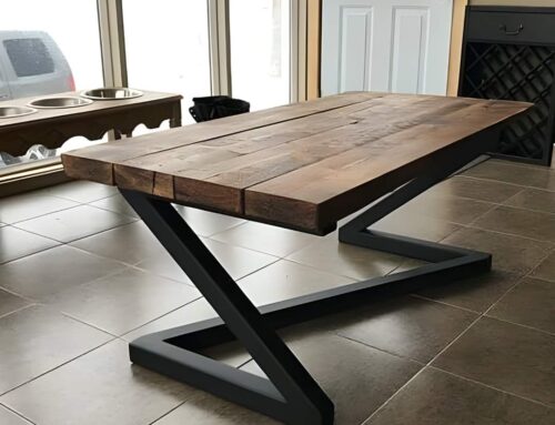 Mobilier metalic din fier forjat